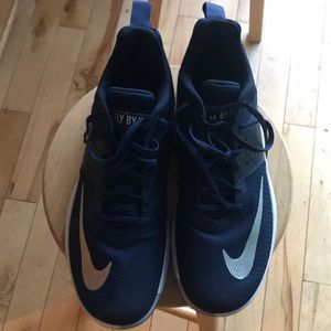Worn one ever dark blue and gray Nike fly by 2